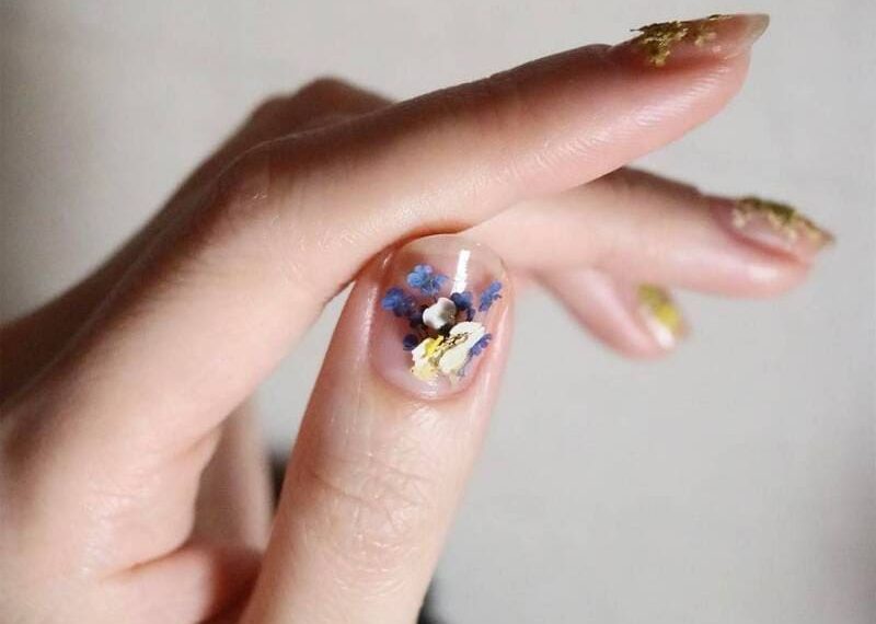cách vẽ nail hoa đơn giản