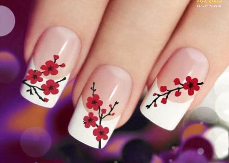 A SUPER EASY WAY TO DRAW STUNNING CHRYSANTHEMUM NAIL  YouTube